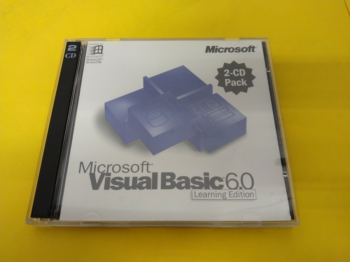 Microsoft Visual Basic 6.0 Learning Edition 2 CD , Windows 95/98