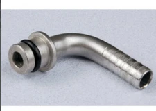 1/4” Wunder-Bar 90 Degree Stainless Steel Inlet Fitting PN# 3055