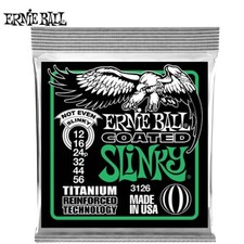 Ernie Ball 3126 Not Even Slinky Coated Titanium Electric Guitar Strings 12-56