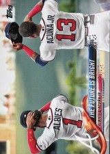 2018 Topps Update Ronald Acuna Jr. & Ozzie Albies #US43 Rookie Card (RC). rookie card picture