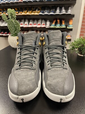 Size 10.5 - Air Jordan 12 Retro Dark Grey Suede 2017 Gently  display picture 1