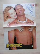 E-Rotic Autogramme signed 28x41 cm Poster gefaltet