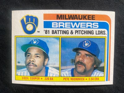 1982 TOPPS #703 BREWERS TEAM CHECKLIST NM-MT BASEBALL CARD