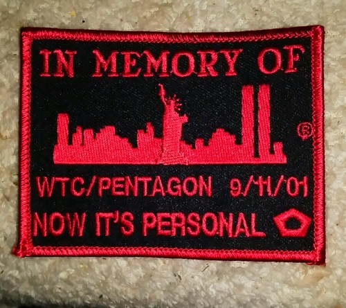 In Memory Of 9/11 Patch | eBay