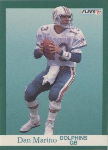 Dan Marino 1991 Fleer Card #124 Miami Dolphins | eBay