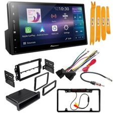 Pioneer 6.8" Screen Single DIN Car Stereo Install Kit for 2007-2013 GMC Sierra