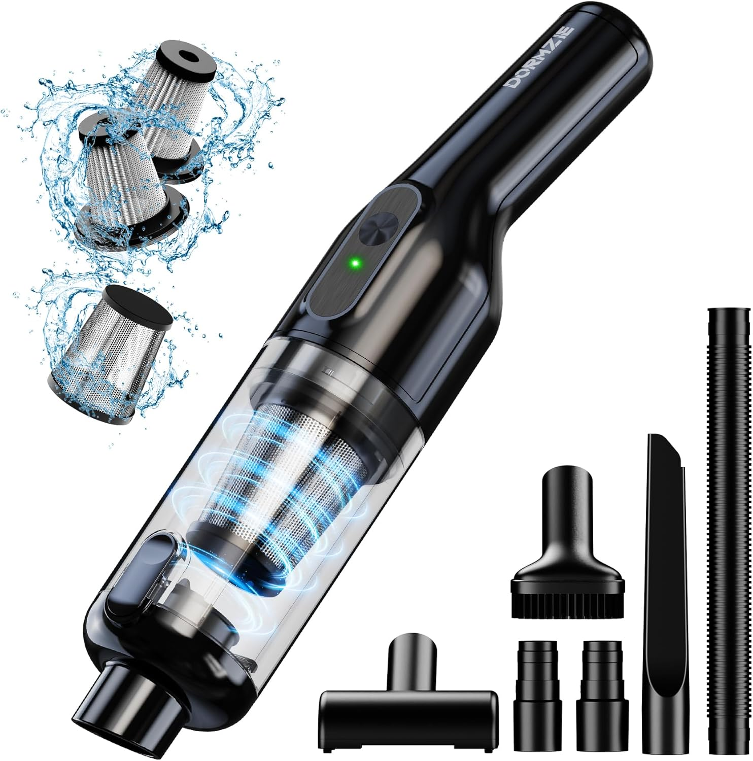 Lightweight Cordless Handheld Vacuum with 16000Pa Suction-image