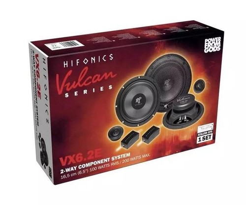 HIFONICS VX6.2E 16,5 cm (6.5") 2-Wege Komponenten Lautsprecher System 200 Watt - Bild 2 von 9