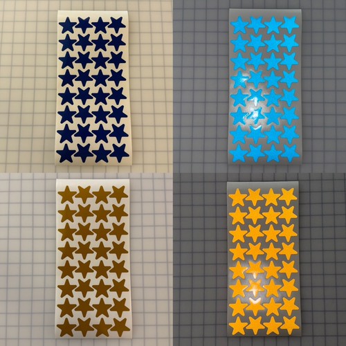32 Reflective 1.5" ELG Stars (10 Different Colors) Cargo Bike Safety Stickers - Picture 7 of 14