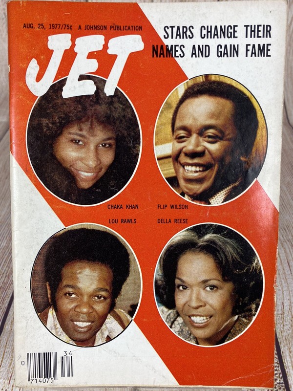 JET MAGAZINE | AUG. 25, 1977 | STARS CHANGE THEIR NAMES AND GAIN FAME