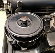 Underwood 3 and 4 Bank* Standard Portable Original Spool Thumb Screw Black Oxide thumbnail