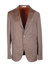 Boglioli K Jacket Brown Suit Size 50 / 40R U.S. New With Tags