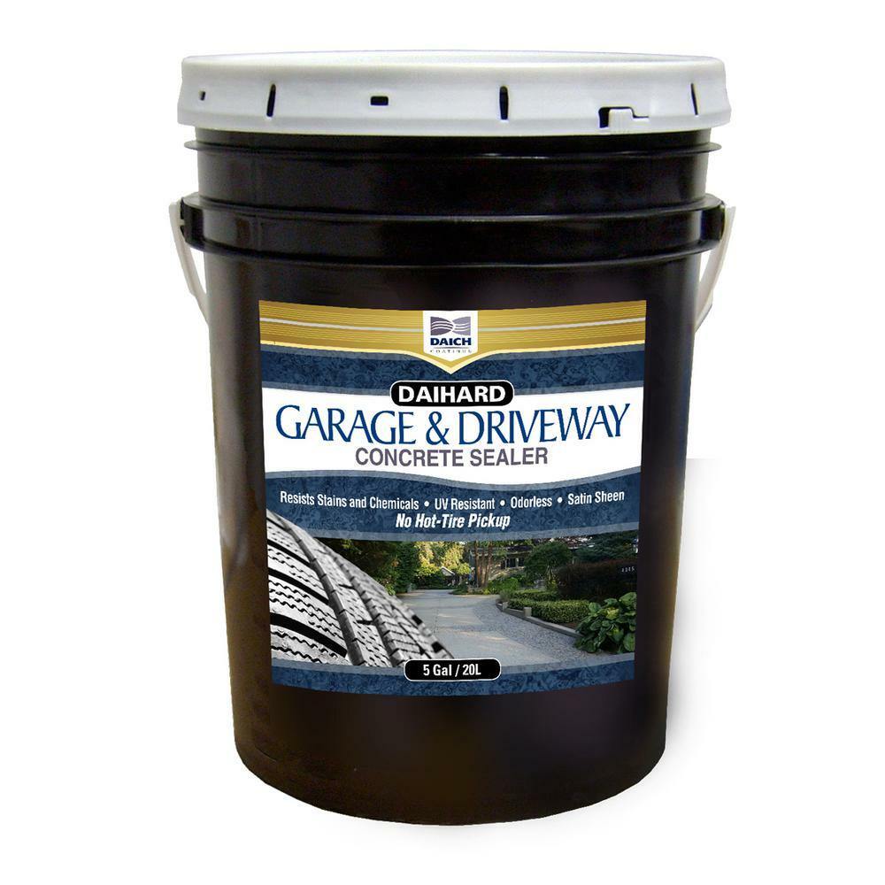 DAICH DaiHard Semi Gloss Clear Coat Sealer Hot 5 Gal Tire Chemical Resistant Water Repellent DGDU-189