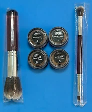 bareMinerals STARLET CASEY EYECOLOR X 4 + PLUS BRUSHES X 2 -  .01 oz .28 g