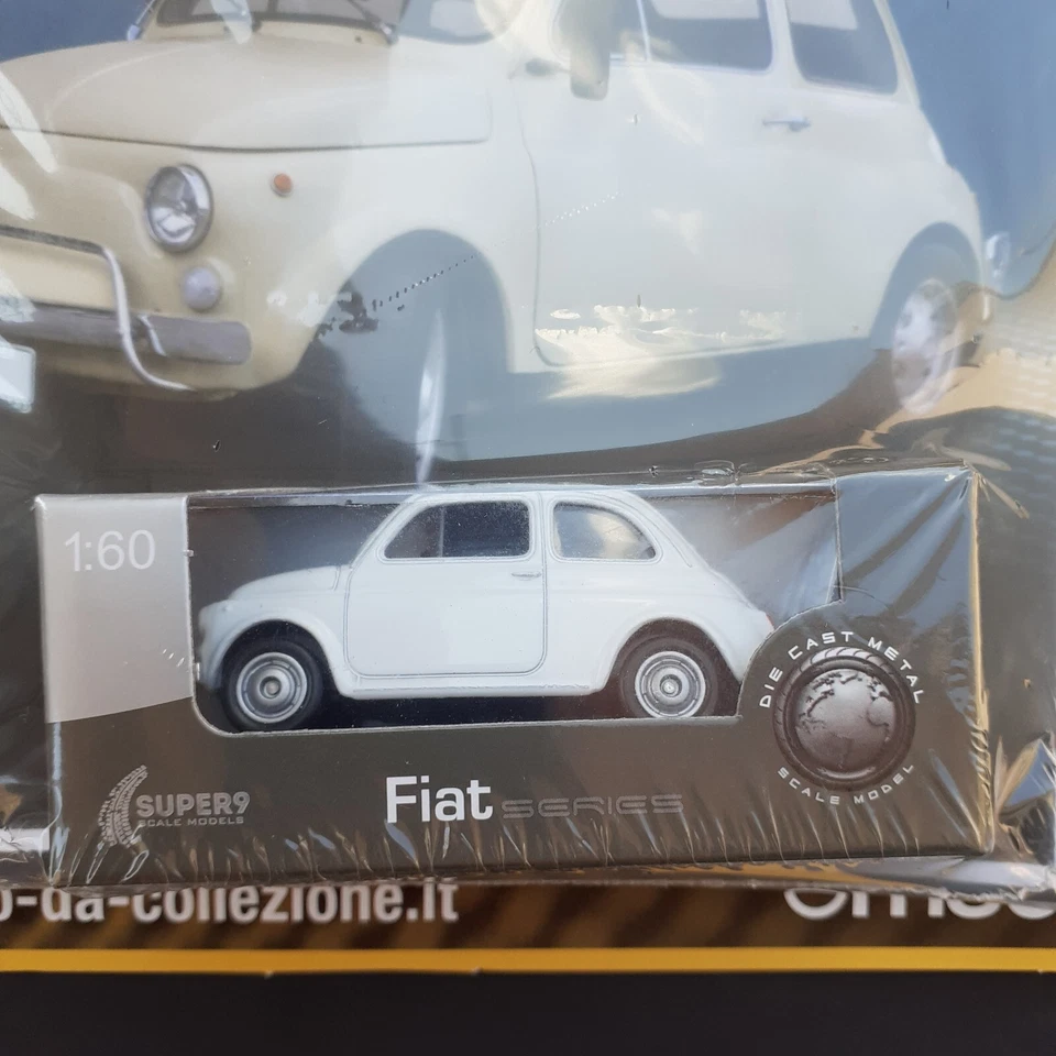AUTO DA COLLEZIONE 1 FIAT 500 SCALA 1:60 PRIMA USCITA EDICOLA - Immagine 3 di 3