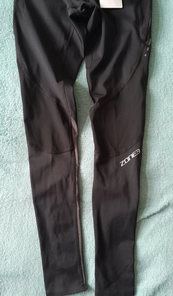 Zone 3 Men's Rx3 Compression Black Grey Tights For Running Cycling Size XXS - Image 3 of 4