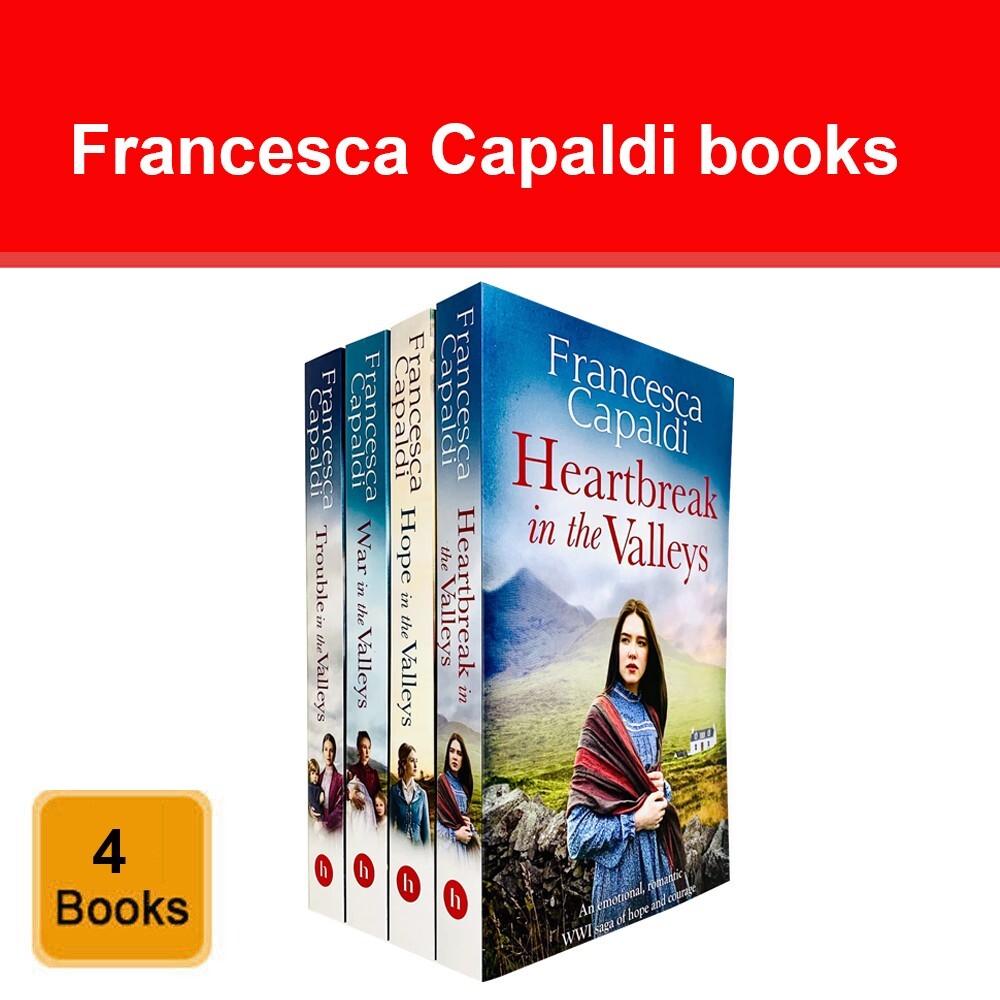 Wartime in the Valleys Series 4 Books Collection Set by Francesca Capaldi NEW