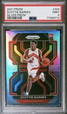 2021-22 Prizm Scottie Barnes Silver Prizm RC #320 Toronto Raptors PSA 9