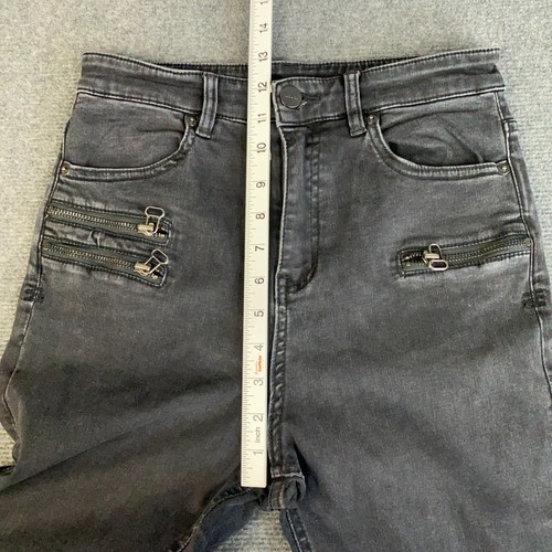 Pantalones de mezclilla elásticos premium ajustados Mo & Co para mujer talla 26 - Imagen 7 de 15