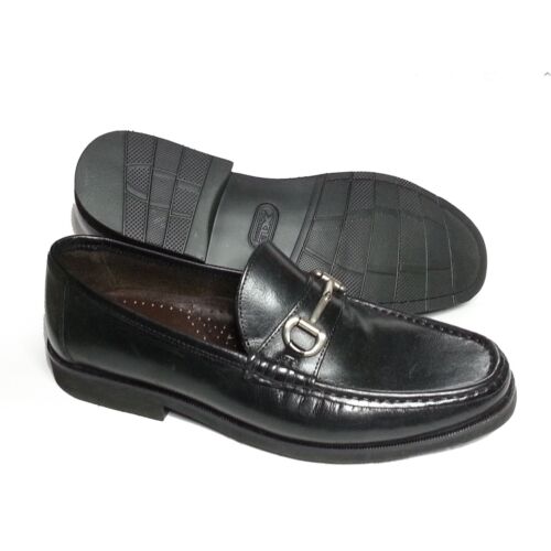 Florsheim Men Penny Loafers Shoes Leather Black Size 8.5 Lightweight - Picture 14 of 19