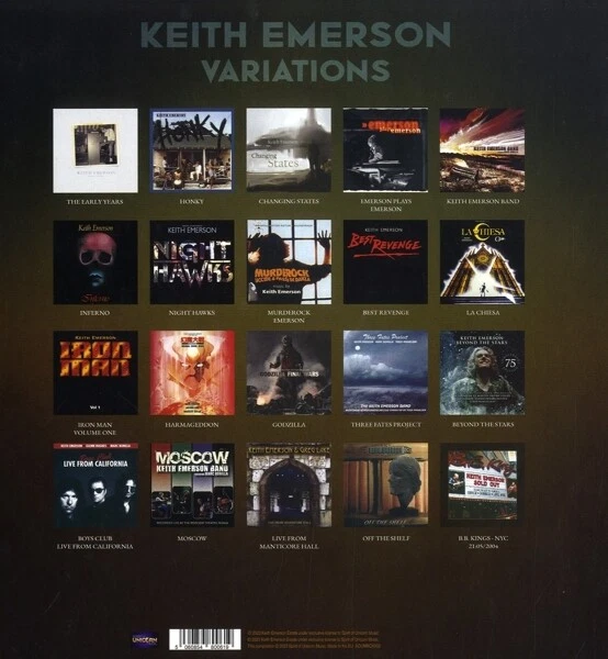 KEITH EMERSON - VARIATIONS(20CD DELUXE BOX MIT BUCH) 20 CD NEU - Bild 2 von 2