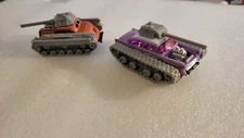 New Tank Tracks and Tank Turrets V3  For 1/64 scale cars.