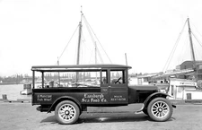 1926 Lansburgh Sea Food Semmes Truck Vintage Photograph 11" x 17" Reprint