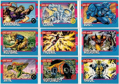 #ad 1992 Impel Marvel Series One 1 X men You Pick Finish Your Set 1 100 Jim Lee $1.25