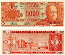 Paraguay 5000 Guarani 2003 UNC (P220b)