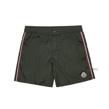 Moncler Men's Logo Patch Swim Shorts 135258537