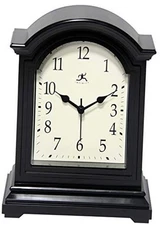  Miniature Grandfather Clock for Mantle, Vintage Tabletop Clock with Black