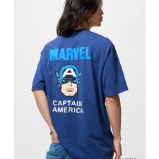 UNIQLO Marvel Captain America Magic For All UT Graphic T-Shirt Blue XL NWT