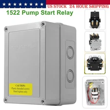 1522 Pump Start Relay with Enclosure 3 HP / 110V / 220V 24V Coil for Irrigation