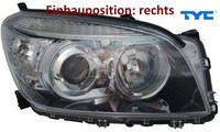 TYC 20-11913-15-2 Hauptscheinwerfer Rechts Scheinwerfer Frontscheinwerfer