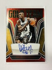 DAVID ROBINSON 2024-25 Panini Totally Certified Mirror Red Gold Team Auto 11/49