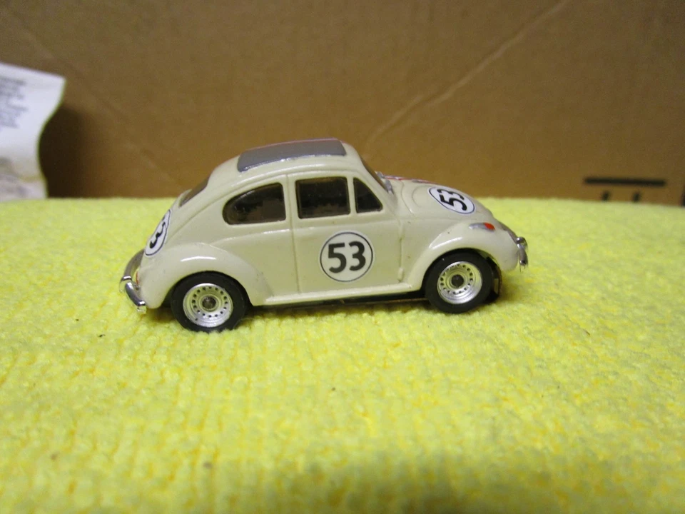 BAUER # 4391 VW HERBIE THE LOVE BUG ESTRELLA DE CINE. # 53 HO SLOT CAR Foto 3 de 4