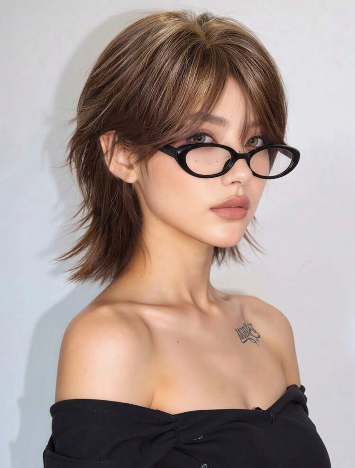 Perruque pixie naturelle brune 30cm pour masquer une perte de cheveux avec confort - 3