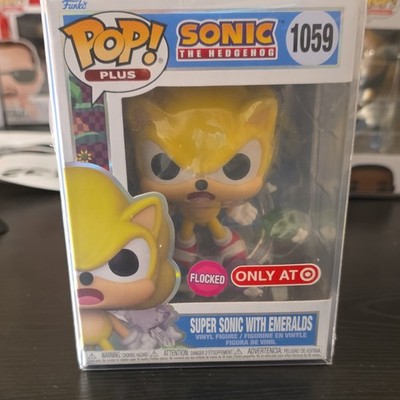 Funko Pop! Plus Super Sonic 1059 Flocked Target Exclusive Vinyl Figure Sonic