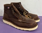 NEW 10.5 D MENS DANNER BULL RUN 6" MOC TOE BOOTS BROWN 15563 FREE SHIPPING