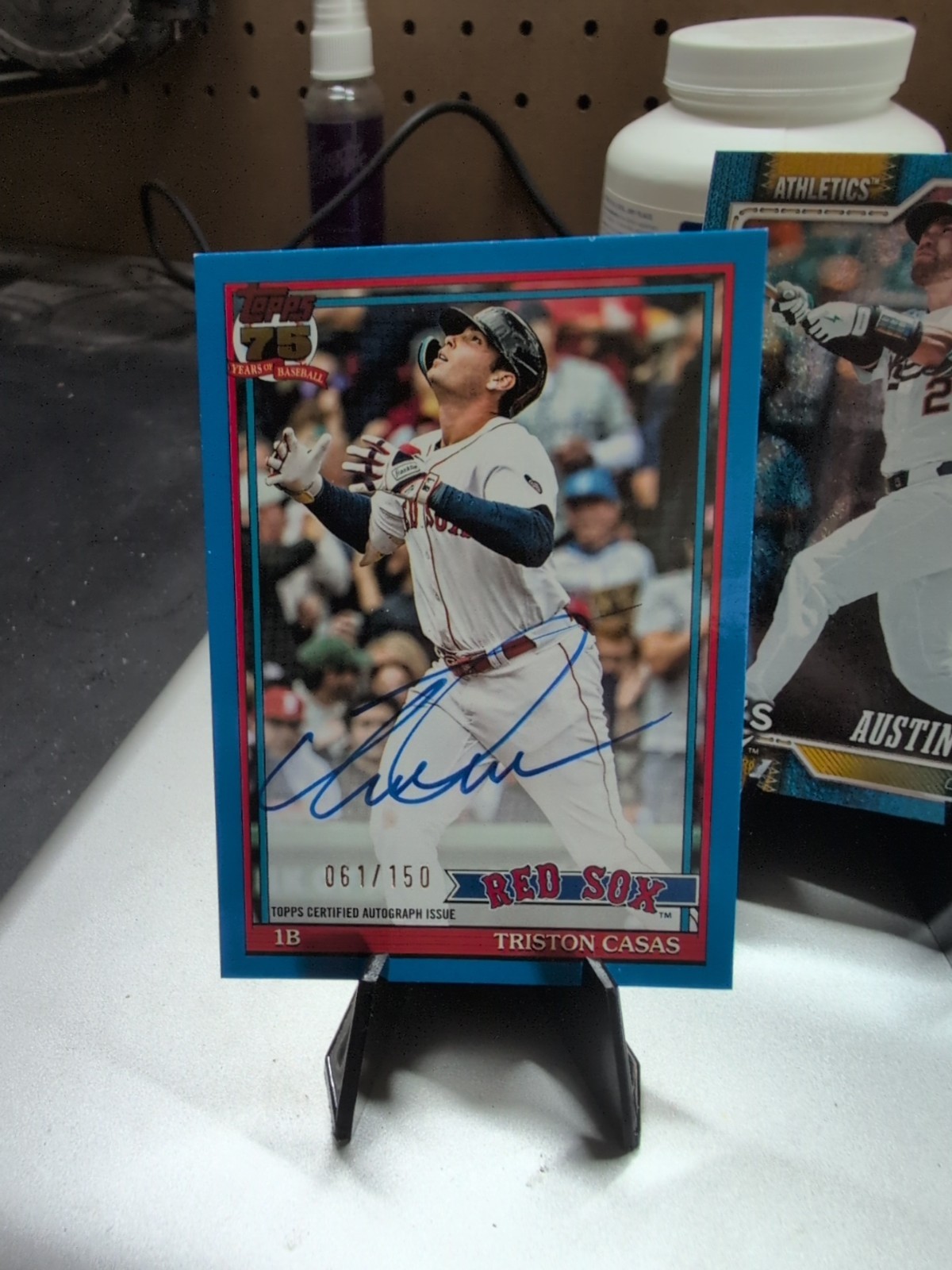 2026 Topps Series 2 Triston Casas Auto 1991 Topps Red Sox #91A-TC /150