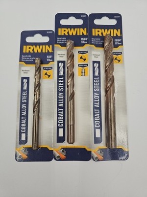 Irwin Straight Shank Cobalt High Speed Steel Drill Bit
