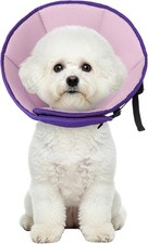Dog Cone Collar Soft Cone for Medium Dogs After Surgery PURPLE MEDIUM C0220