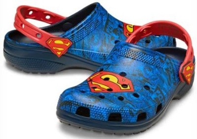 Crocs Superman Classic Clog Kids Boys BRAND NEW Sizes c11-J5 Multi color 211132