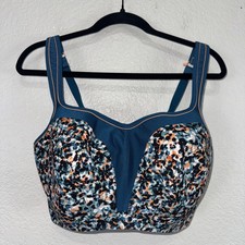 Panache Power High Impact Underwire Sports Bra US 38 GG Colorful 5021 A Workout