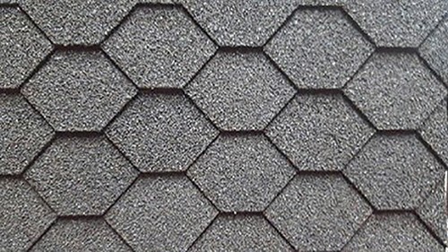 Dollhouse Miniature Black Decorative Hexagon Asphalt Shingles in 144 ...