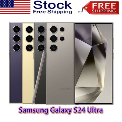 New Sealed Samsung Galaxy S24 Ultra (5G) SM-S928U 256GB Factory Unlocked 6.8 in