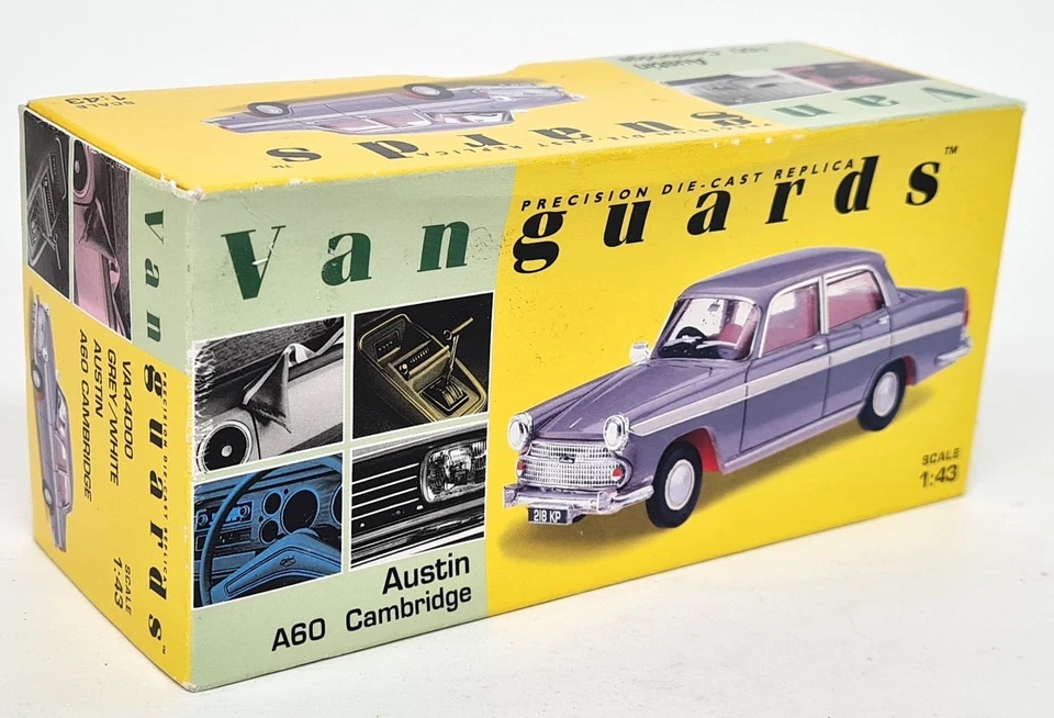 Vanguards 1/43 Austin A60 Cambridge Grey White VA44000 Diecast Model Car - Image 2 of 4