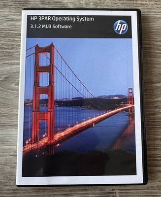 HP 3PAR Operating System 3.1.2 MU3 Software DVD Factory Sealed No License