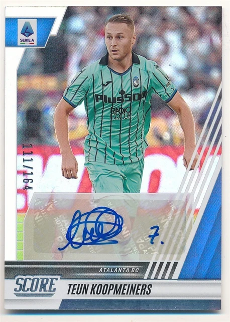 TEUN KOOPMEINERS 2022/23 PANINI SCORE SERIE A SIGNATURE AUTOGRAPH SP AUTO #/164