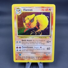Pokemon TCG Flareon Holo Rare Card 10/110 Legendary Collection